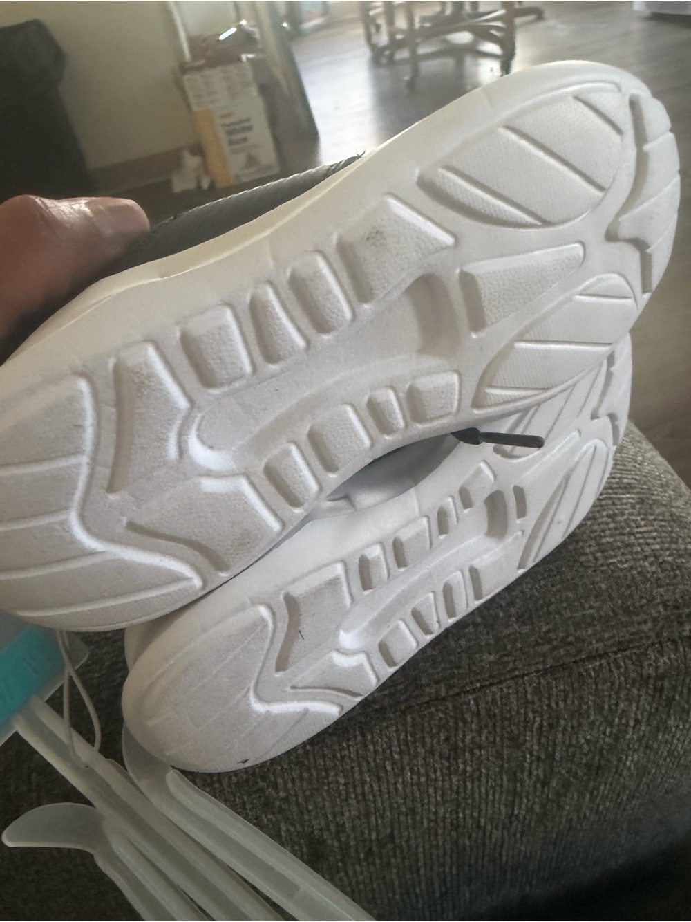 Place Kids Black and White Athletic Sneakers